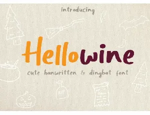 Hellowine font