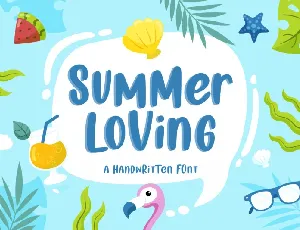 Summer Loving Display font