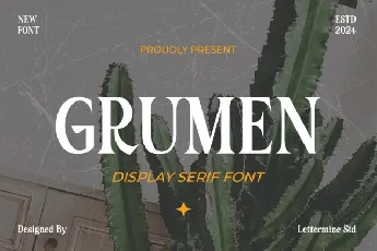 Grumen font