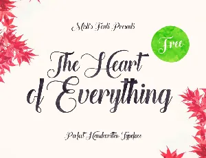 Heart Of Everything font