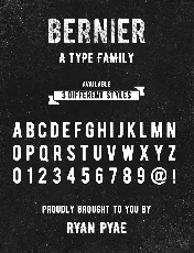 Bernier Family font