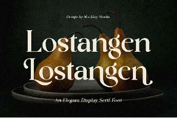 Lostangen font