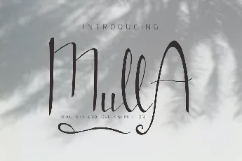 Mulla font