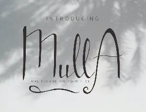 Mulla font