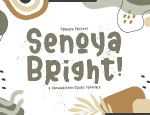 Senoya Bright font