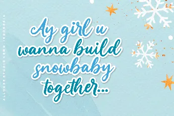 Guardian Snowing Demo font