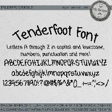 HGTenderfoot font