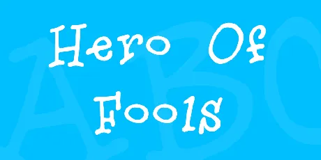 Hero Of Fools font