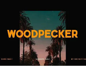 Woodpecker font