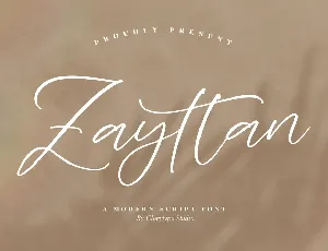 Zayttan font