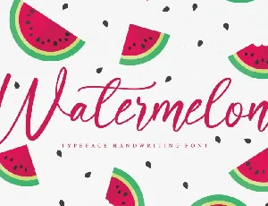 Watermelon Script font