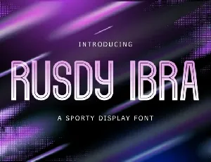 Rusdy Ibra font