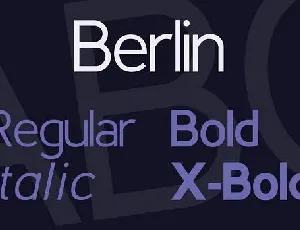 Berlin Family font