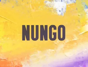 Nungo font