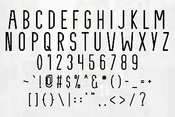 Minimalist Style font