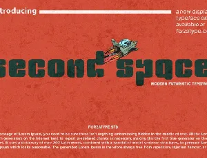 Second Space font