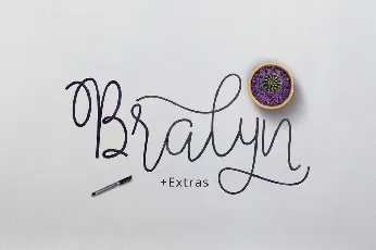 Bralyn Script Free font