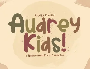 Audrey Kids font