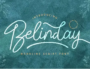 Belinday font