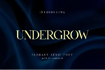 Undergrow font