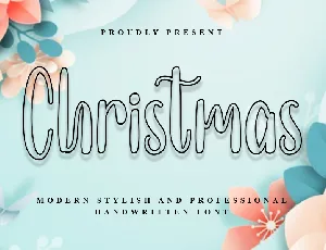 Christmas Display Typeface font