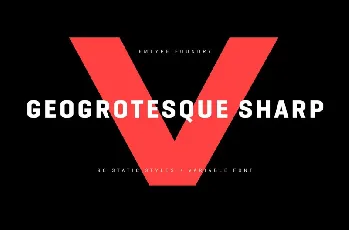 Geogrotesque Sharp Family font