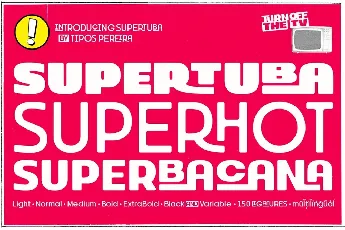 Supertuba Family font