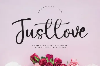 Justlove Script font