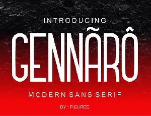 Gennaro Sans font