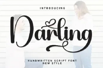 Darling Calligraphy Typeface font