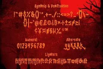 Bloody Camp Free Trial font