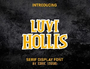 Luvi Hollis Demo font