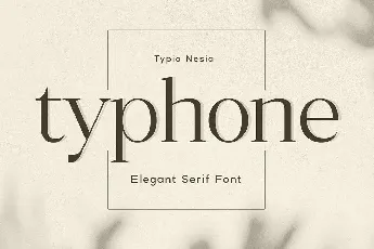 Typhone font