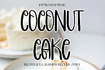 Coconut Cake font