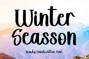 Winter Seasson font