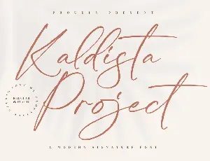 Kaldista Project font