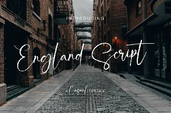 England Script font