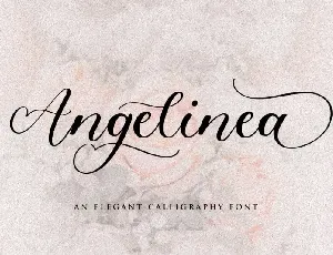 Angelinea Elegant Calligraphy font