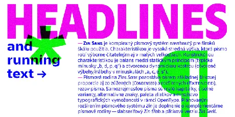 Zin Sans Family font