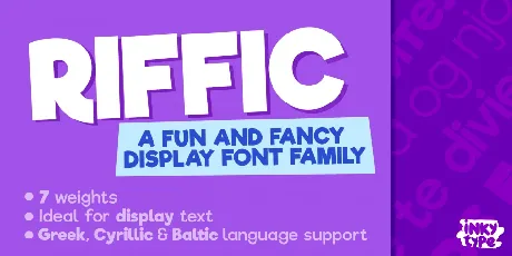 Riffic font