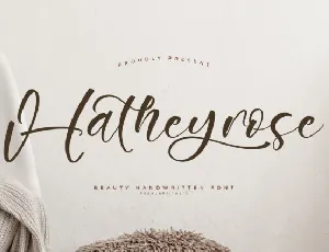 Hatheyrose font
