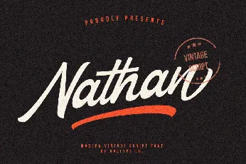 Nathan font