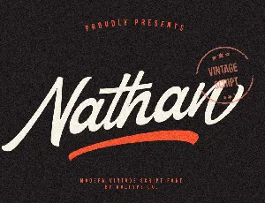 Nathan font