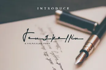 Jengkellin Signature font