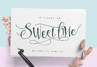 Sweetline Script Free font