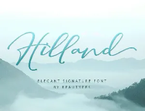 Hilland font