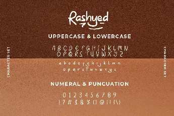 Rashyed Demo font