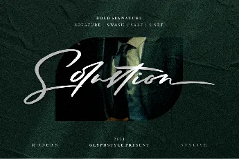 Solustion Demo font