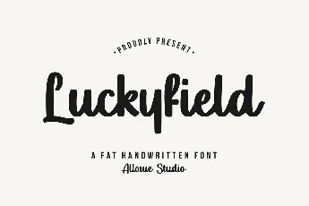 Luckyfield font