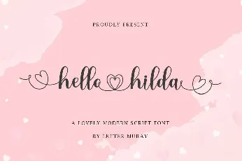 Hello Hilda font